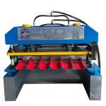 7 rib trapezoidal roofing sheet roll forming machine