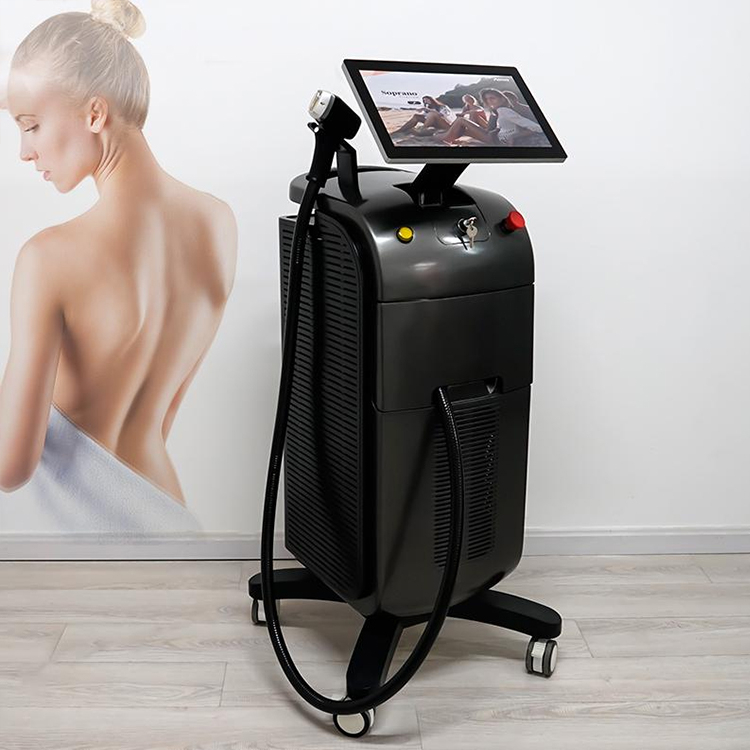 High speed vacuum Diode Laser hair removal Ice 755nm 808nm 1064nm 4 wavelengths diode laser lazer hair removal