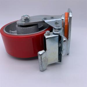 Wholesale 200 mm Lockable Swivel PU Heavy Caster Wheels from china suppliers