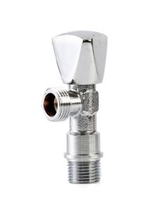 Wholesale Harmless Chrome Brass Angle Valve PN40 Multi Scene Wear Resistant from china suppliers
