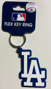 China Flexible PVC  Rubber Keychain Baseball Champs Los Angeles Dodgers MLB on sale