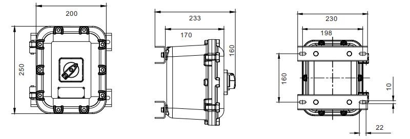 Class 1 Division 1 Explosion Proof Junction Box ABS