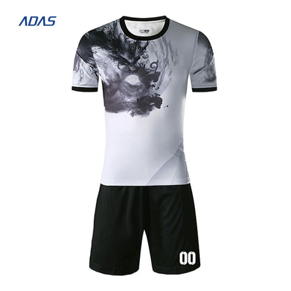 100% Polyester Soccer Uniform Quick Dry Sublimated Jersey Season