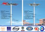 Q345 steel poles steel tubular pole High Mast Pole for stadium