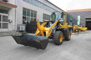 Wholesale Construction Front Wheel Loader For Transporting 2700mm Axle Base 2400RPM from china suppliers