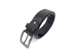 Wholesale Genuine Cowhide Alloy Buckle 38mm Embossed Leather Belt from china suppliers