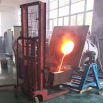300KGS Bronze Brass Induction Melting Furnace 200KW Iron Melting Induction