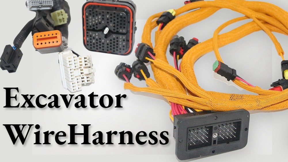 20Y-06-41130 Excavator Electrical Parts PC200-8 Armrest Box Wiring Harness For KOMATSU