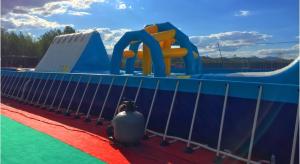 Wholesale Commercial Above Ground Swimming Pools Large Rectangular PVC Material from china suppliers