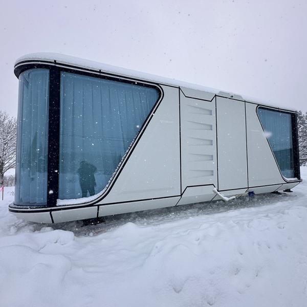 10000kg Capsule Mobile Home Luxury Modern Prefabricated Capsule Cabin House 11.5