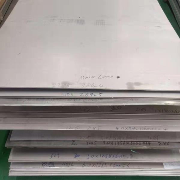 Hot Rolled 202 Stainless Steel Plate 3.0 - 8.0mm Width 1500mm SS Plate from