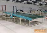 180 Degrees Inner Radius 200mm Inclined Stainless Steel Belt Conveyor