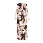 Drawstring Vintage Flower Printing Cotton Wine Bottle Sleeve