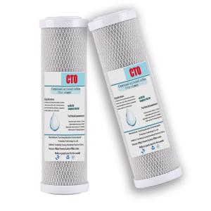 Wholesale 10&quot;*2.5&quot; CTO Activated Carbon Cartridge Filter for Water Purification in Households from china suppliers