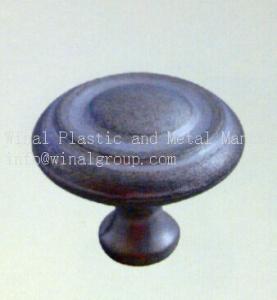 Wholesale Traditional cabinet door pull knob,size Dia23.5xH20,Zinc alloy,plating &amp; color can OEM. from china suppliers