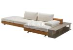 Residential Furniture Feather Metal Base Fabric 10 Seater Sofa Set Designs ZZ