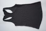 Soft Womens Cotton Tank Tops , Breathable Women'S Black Racerback Tank Top