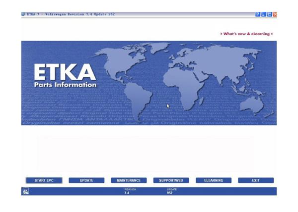 ETKA Electronic Catalogue V7.5 Automotive Scan Tool Software For Audi VW Seat