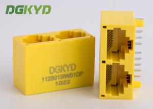 Wholesale 100 BASE Integrated Magnetics RJ45 Connector Tab Down for Telecom connection from china suppliers