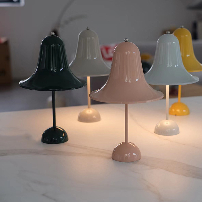 Nordic Classic Simple Bedside lamp for Living Room Foyer Study Home Decor Bell Table Light(WH-MTB-273)