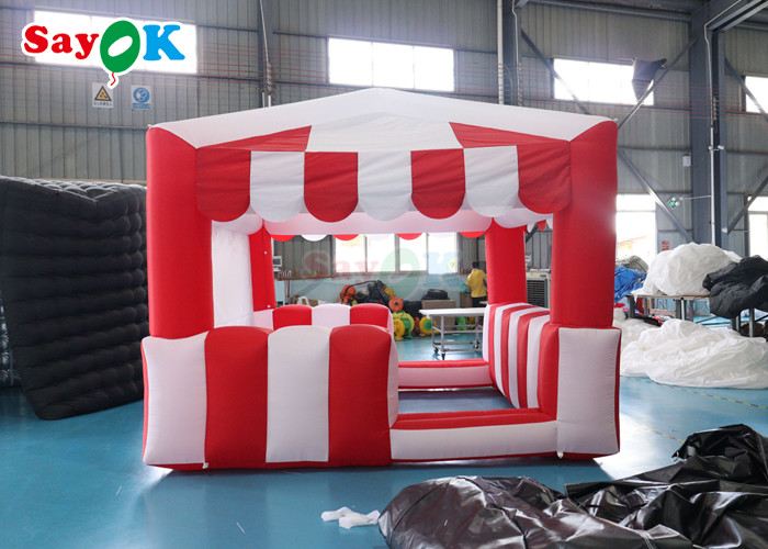 PVC Tarpaulin Inflatable Concession Booth Inflatable Kiosk Carnival Treat Shop