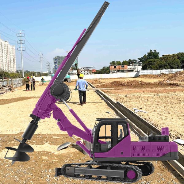Crawler Rotary Drilling Rig Engineering Construction Foundation Hydraulic Borehole Drilling Machine