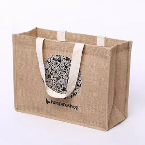 Wholesale Burlap Jute Reusable Shopping Bag from china suppliers
