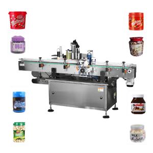 Wholesale Wine Water Food Jar Cans Label Round Bottle Labeling Machine 50pcs/Min from china suppliers
