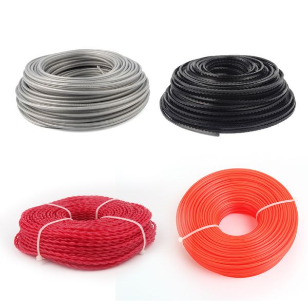 Round 2.6mm 0.102'' 1kg Nylon Trimmer Line Spool Grass Trimmer Line