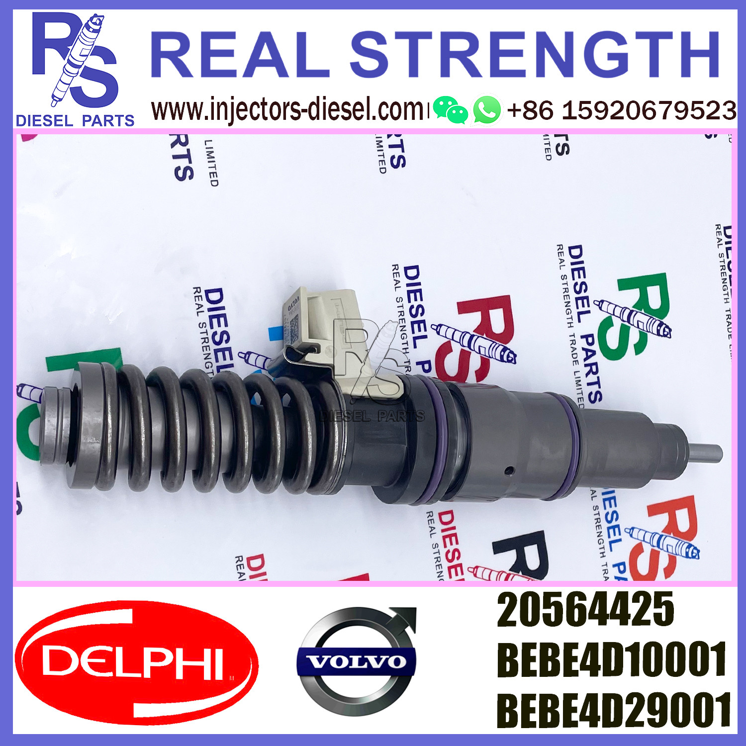 V-O-L-V injector 20564425 diesel Fuel Injection Injector 20564425 BEBE4D10001 BEBE4D29001 E3.18 for V-O-L-V D12 3989 EURO 4