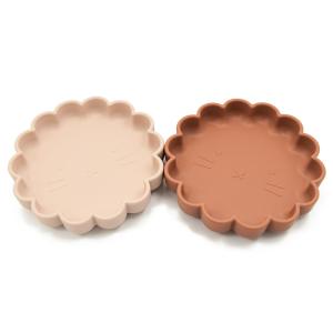 Wholesale ODM Cute Lion Baby Silicone Plate from china suppliers