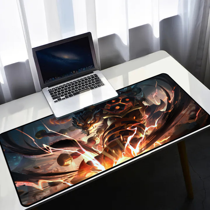 CMYK Sublimation Printing Eco-Friendly Rubber Gaming Mouse Pad with NO Wireless Charging