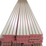 Theater Soundproof Wooden Grooved Acoustic Panel Slotted Board Veneer Surface