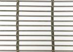 9.5mm Crimped Stainless Steel Architectural Mesh Plain Woven Wire Cable Mesh