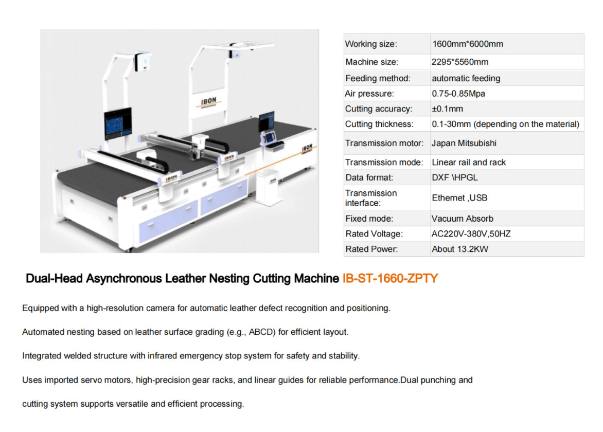High Precision CNC Cutting Machine Nesting CNC Gasket Cutter 50Hz With Projector