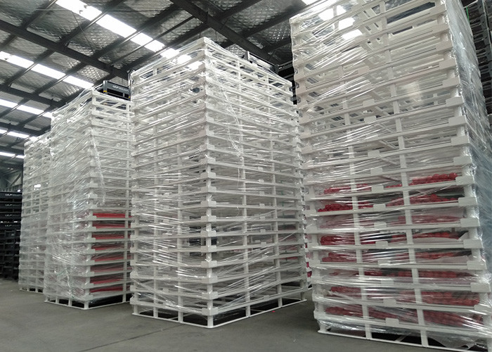 Storage Portable Stacking Racks Stackable Warehouse Racks Circular Steel Tube Post