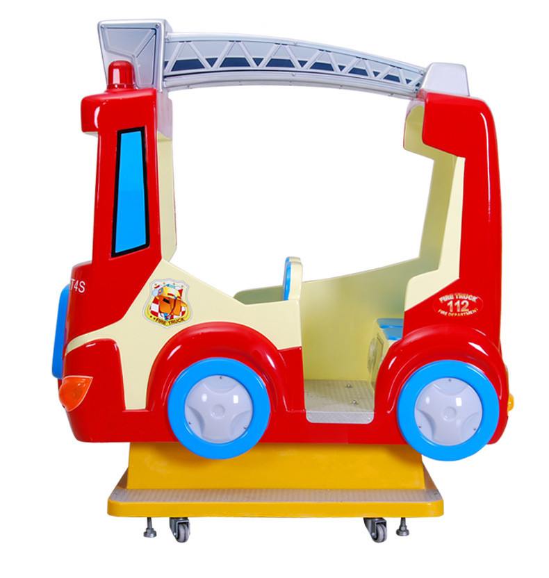 Electric Racing Car Arcade Kiddie Rides Custom Sticker For Shopping Mall
