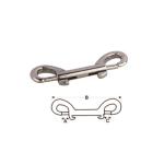 Double Ended Bolt Snap Hook Fixed Zinc Alloy Die Casting