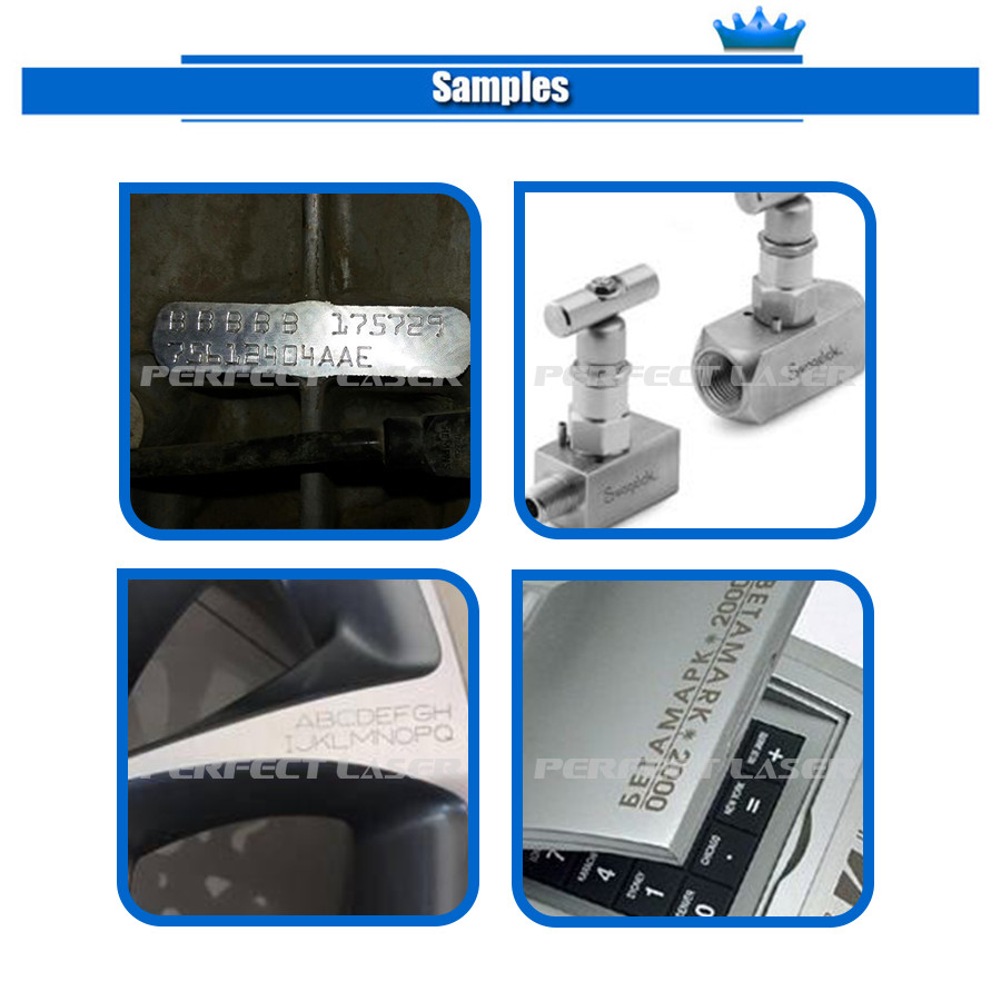 Electrical Dot Pin Marking Engraver Machine LCD Touch Screen Handheld Lithium Battery