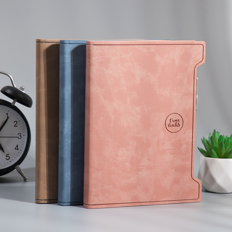 Direct A5 PU Leather Agenda Journal Notebook With Customized Inner Pages And Pen Set