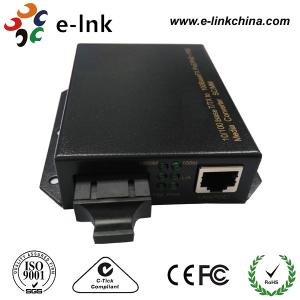 Wholesale Wall Mounted POE Fiber Media Converter , Ethernet To Optical Fiber Media Converter from china suppliers