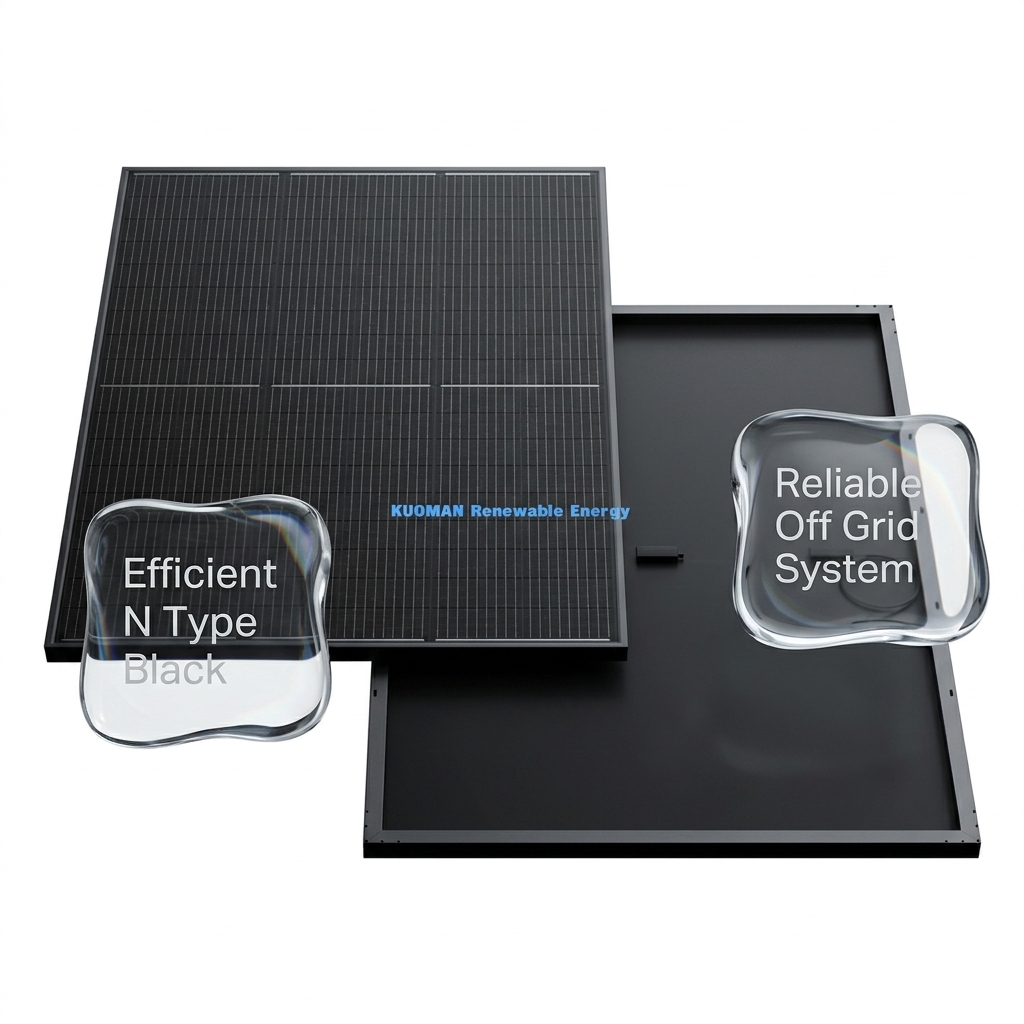 China N Type Black Solar Panel 415W with 22% Efficiency and Anodized Aluminum Frame on sale