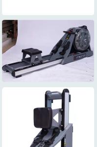 Wholesale Water resistance rowing machine indoor silent foldable contraction aerobic fitness equipment gym double bucket rower from china suppliers