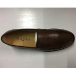 Brown Mens Leather Dress Shoes , Fashion Oxford Party Wear Shoes For Mens