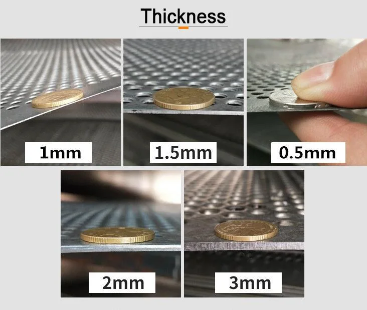 2mm 3mm Hole Size Stainless Steel Perforated Metal Sheet Mesh Decorative Sheet for Ventilating