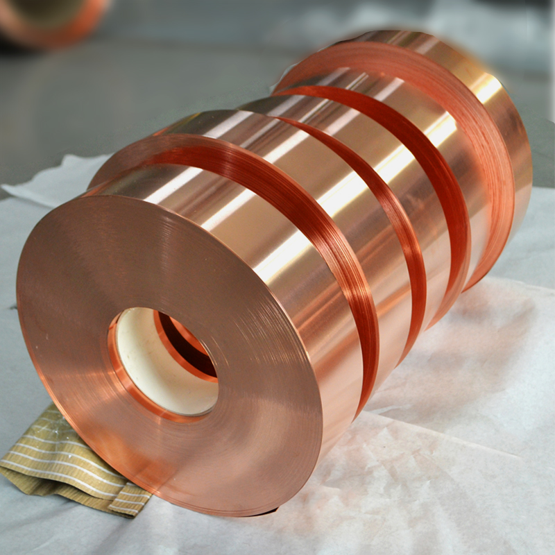 C52100 Phosphor Bronze Strip GB EN JIS 0.1mm Copper Foil Roll