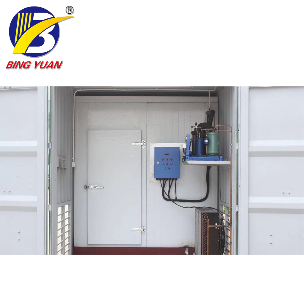 3800KG 480 Volt R404A Solar Power Containerized Cold Room
