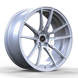 Wholesale Matt Silver Double 5 Spoke Forged Aluminum Alloy Rims 20inch from china suppliers