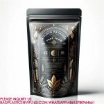 Stand Up Pouch Biodegradable Packaging Food Biscuit Snack Bag Seal Zipper Lock