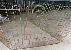 Wholesale Color Spray Indoor Outdoor Pet Cages Large Metal Mesh Wire Dog Cage from china suppliers